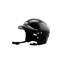 Water sports helmet for aquatic surfing boat with brim head and ear protector sports equipment