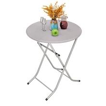 Складной настольный стол для улицы, спальни, складной стол, портативный небольшой стол, простой домашний обеденный круглый стол