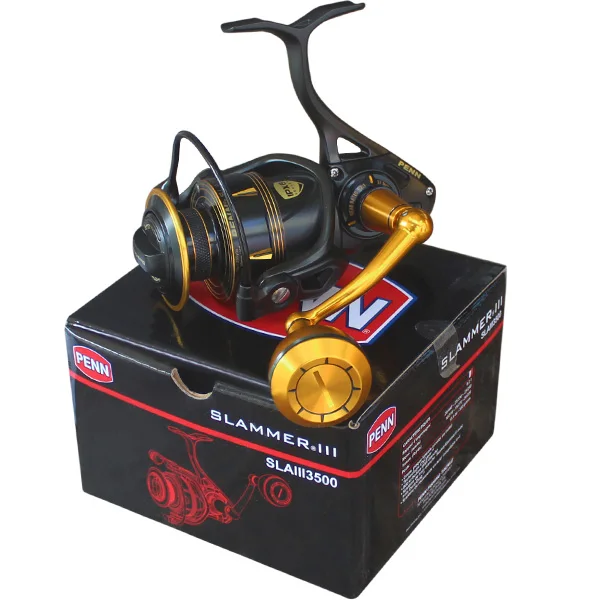 PENN SLAMMER III SLAIII 8500 Spinning Fishing Reel 6+1BB Full Metal Body CNC Gear IPX6 Sealed Saltwater Reels