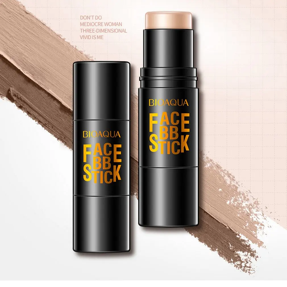 

BIOAQUA BB Cream Stick Makeup Concealer Moisturizing Brighten Light Skin Care Foundation Long Lasting Make Up