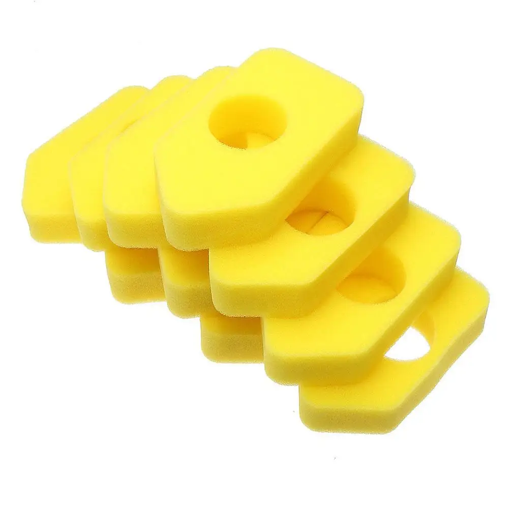 

10Pcs/Set Practical Yellow Foam Air Filter Replacement for Briggs & Stratton 698369