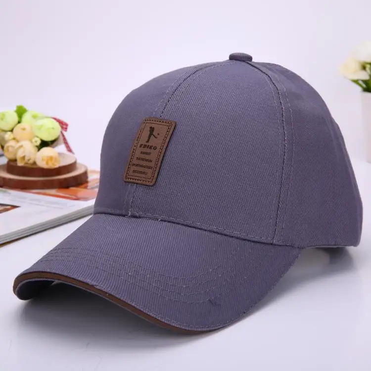 Long Keeper Brand Design algodón gorra de béisbol ocio sólidos simples del SnapBack sombreros para los hombres bone casquette DE MARQUE gorras beisbol