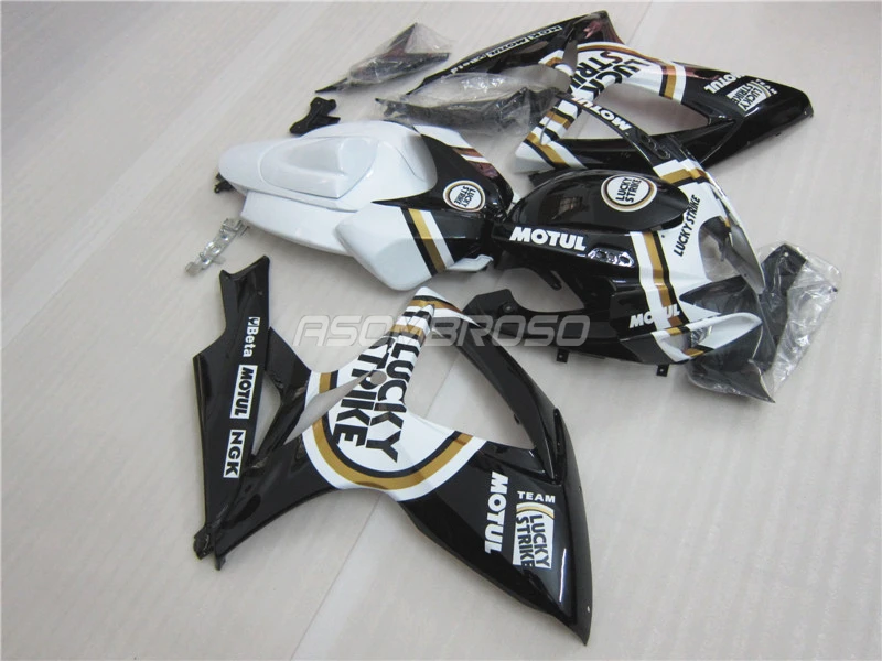 Обтекатели для мотоциклов Suzuki 2006 GSXR600 GSX R750 2007 ABS GSXR 750 06 07 Lucky strike|abs fairing|lucky strike