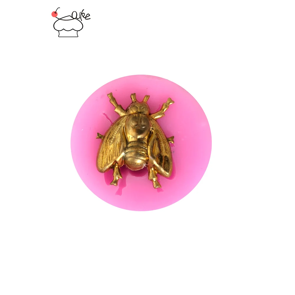 

Aouke Small Bee Fondant Cupcake Decorating Molds Cake Silicone Mold Sugarpaste Candy Chocolate Gumpaste Clay Mould H037