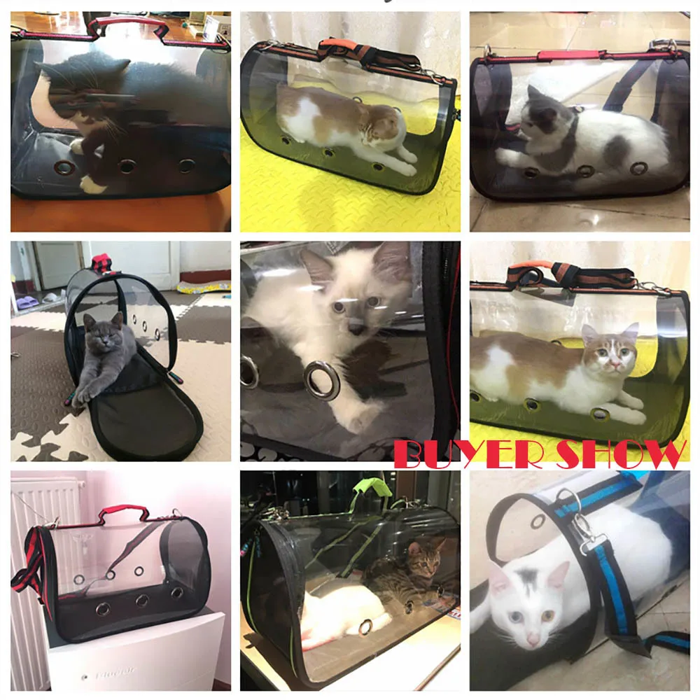Прозрачная Сумка-переноска для собак, кошек, щенков, рюкзак для питомцев, сумка-мессенджер, дорожные сумки для маленьких собак, товары для переноски на открытом воздухе