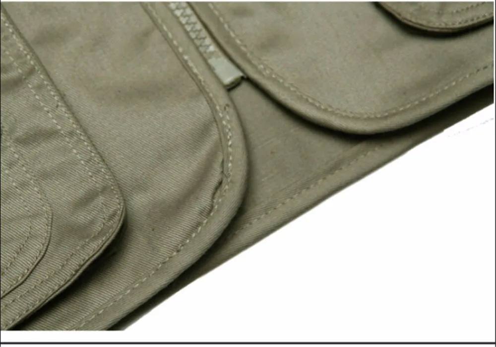 Жилет мужской армейский зеленый жилет Мульти-карман путешествия или рабочая одежда куртка без рукавов плюс размер