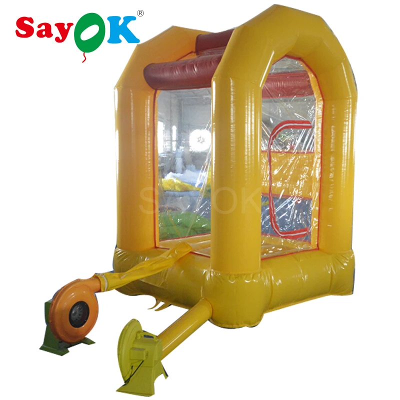 

High quality PVC inflatable money booth inflatable cash cube for advertising event