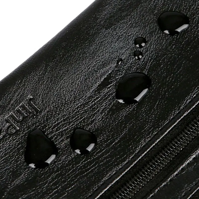Fasihon мужской ремень из искусственной кожи поясная сумка через плечо спортивная сумка на молнии черный коричневый цвет
