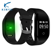 Kinyo умный Браслет Смарт-браслет для мужчин 24 часа монитор сердечного ритма фитнес-трекер 0,66 дюйма большой экран pk mi band 4