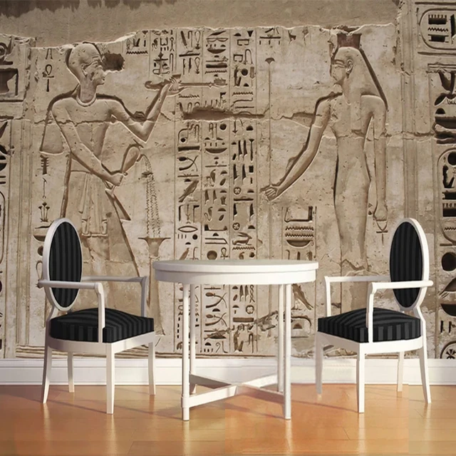 Custom Amy Size Mural Wallpaper 3d Stereo Ancient Egyptian Pyramid Stone Wall Painting European Style Retro Restaurant 3d Fresco Custom Amy Size Mural Wallpaper 3d Stereo Ancient Egyptian Pyramid Stone Wall Painting European Style Retro Restaurant 3d Fresco