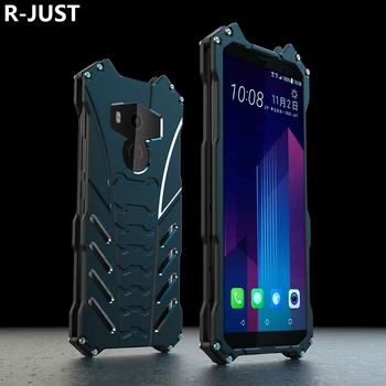 

R-JUST For HTC U11 Plus Case Cover Luxury Slim Hard Metal Aluminum Alloy Shockproof Armor Phone Case for HTC U11+ Back Cover 6.0