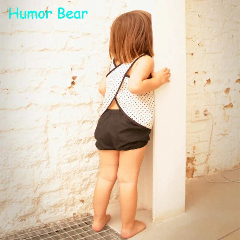Humor Bear/Новинка года; комплект одежды для маленьких девочек; повседневная одежда; летний комплект для маленьких девочек; комплект одежды для детей с принтом ананаса