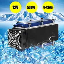TEC-12706 DIY Электронный полупроводниковый Холодильный радиатор для оборудования кондиционера термоэлектрическая система охлаждения комплект