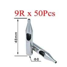 Советы по татуировке для игл 50 шт. насадки из нержавеющей стали наконечники для татуировки SST-311-9RT