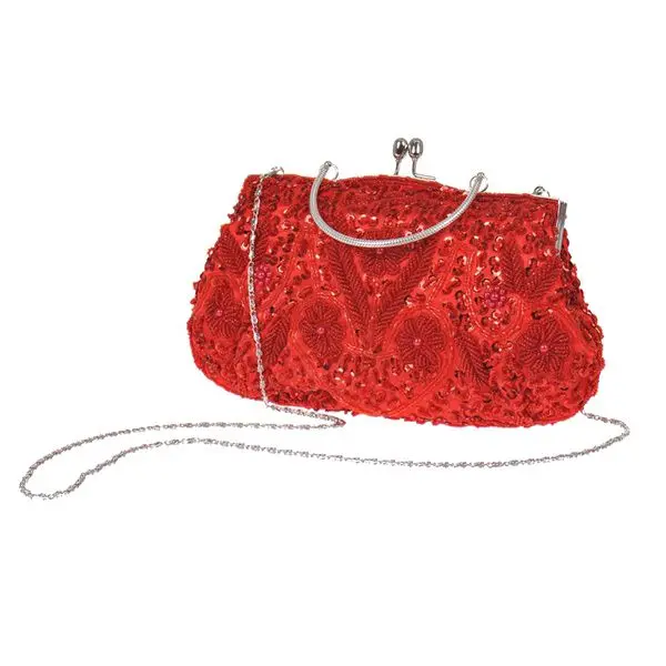 Womens Brand Fashion Polyester Beaded Handbag Wedding Party Prom Clutch Purse Evening Bag for Women Girls(Silver white) Womens Brand Fashion Polyester Beaded Handbag Wedding Party Prom Clutch Purse Evening Bag for Women Girls(Silver white)