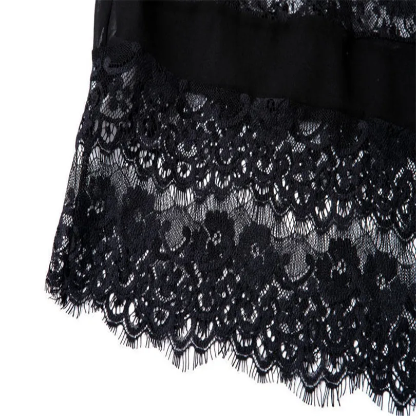 Women Spring Summer Sexy Female Lace Splicing Hollow Chiffon Kimono Cardigan Blouse Coat Tops Shawl Cover up Blouse #4M21 (2)