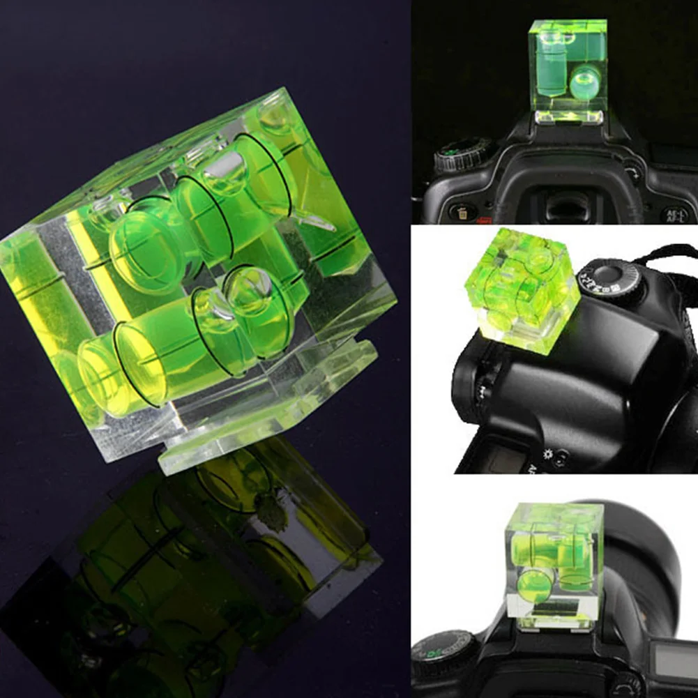 

Woopower Portable Light small 3-Axis Hot Shoe Fixed Bubble Spirit Level 3D Spirit Level For Canon//Pentax DSLR Camera