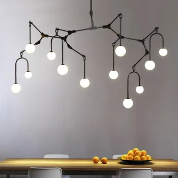 

Nordic Loft Designer Branch Pendant Lights Modern Restaurant Table Living Room Luxury Hanging Lamp Suspension Lighting Luminaire
