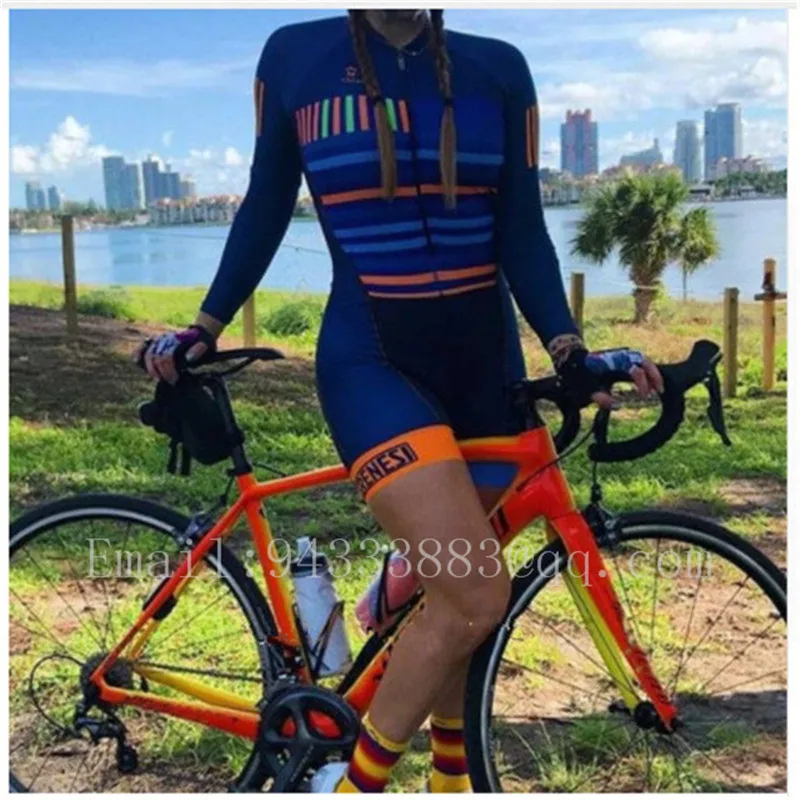 2019 FRENESI women cycling skinsuit high quality short sleeve swimwear skating triathlon suit bicycle competition team champion