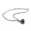 Pendentif en pierre de Tourmaline noire naturelle, pierre de minerai, spécimen de bijoux, accessoires, cadeau, cadeau ► Photo 3/6