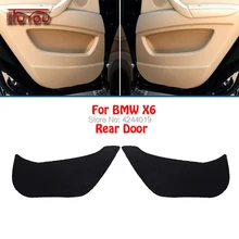 Для BMW X6 автомобиля внутри дверь задняя крышка с защитой от царапин Защита Анти Удар декоративные подушечки автомобиля Стикеры 4 предмета в комплекте