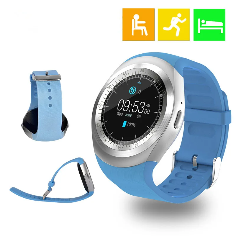 

Smart Watch Bluetooth Touch Screen Waterproof Sport Men Women Smartwatched with Camera SIM Card Slot