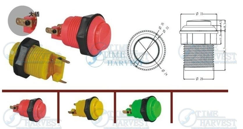 0 Psc Push Button Four Color Available Arcade Game Machine Parts For Coin Operated Game Machine Arcade Game Machine Game Machinearcade Game Parts Aliexpress