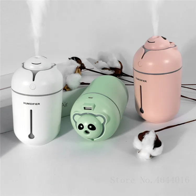 

Cute Creative Gift Ultrasonic Portable Mini USB Air Humidifier Essential oil Aromatherapy cool mist maker for home