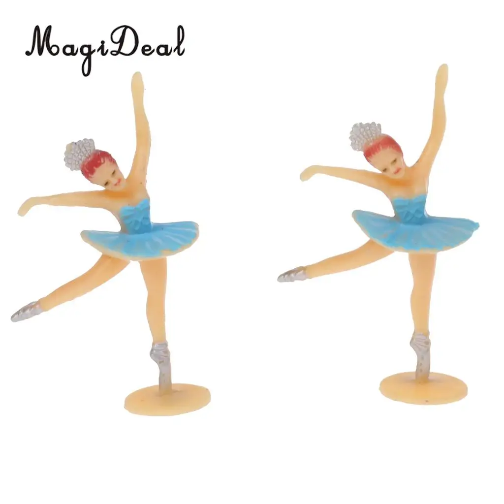 MgaiDeal 12pcs Mini Ballerina Dancing Girl Baby Shower Favors Party Table Decor Supplies Lightweight and Durable Girl Confetti
