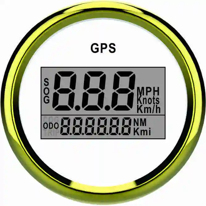 Гарантировано Водонепроницаемый 52 мм Цифровой GPS Спидометр Пробег 0-999 узлов для лодки яхты ATV