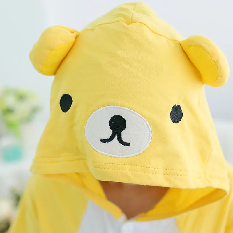 Женские Хлопок Kigurumi пижамы Onesie Лето животных легко нести Комбинезоны для