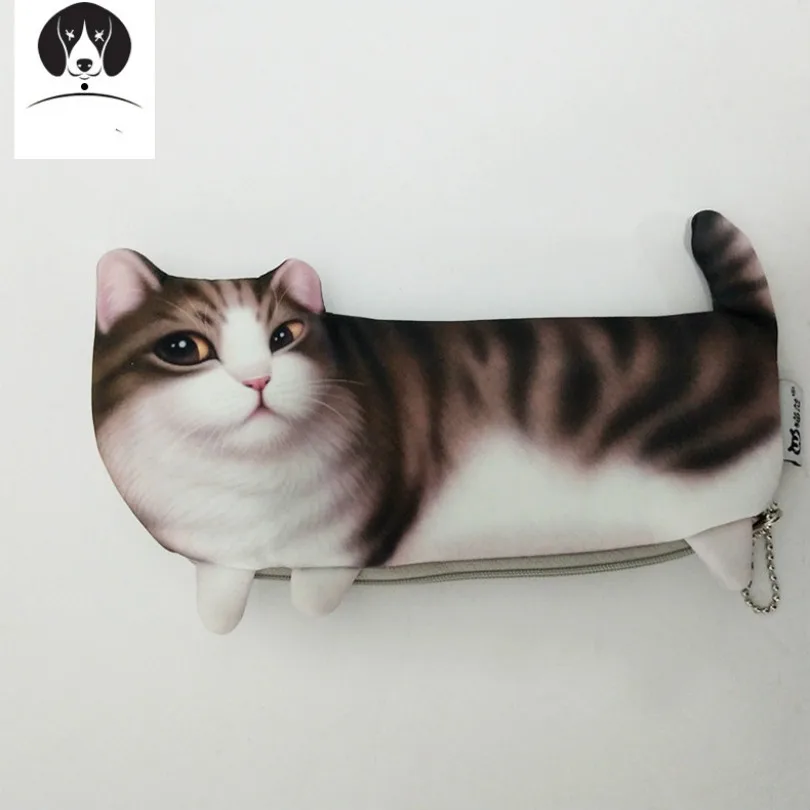 Женская косметичка для кошек маленькая Портативная сумка макияжа с милыми