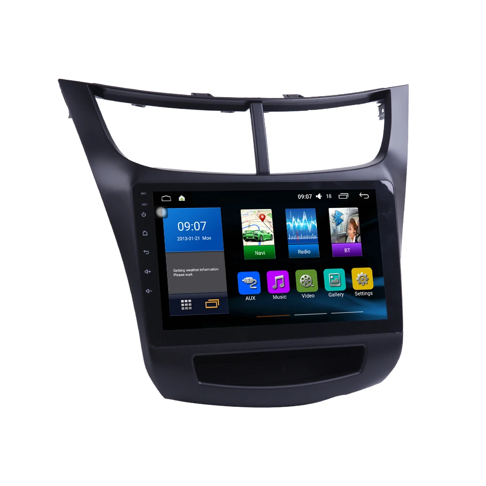  Octa Core 1024*600 Android 8.1 Car DVD GPS Navigation Player Deckless Car Stereo for Chevrolet SAIL