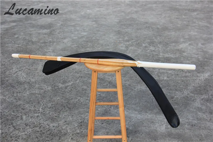 Lucamino высокое качество Shinai Bamboo мечи Самурайские бокуто Бусидо обучение Катана Кендо практика с черной сумкой японский Кендо