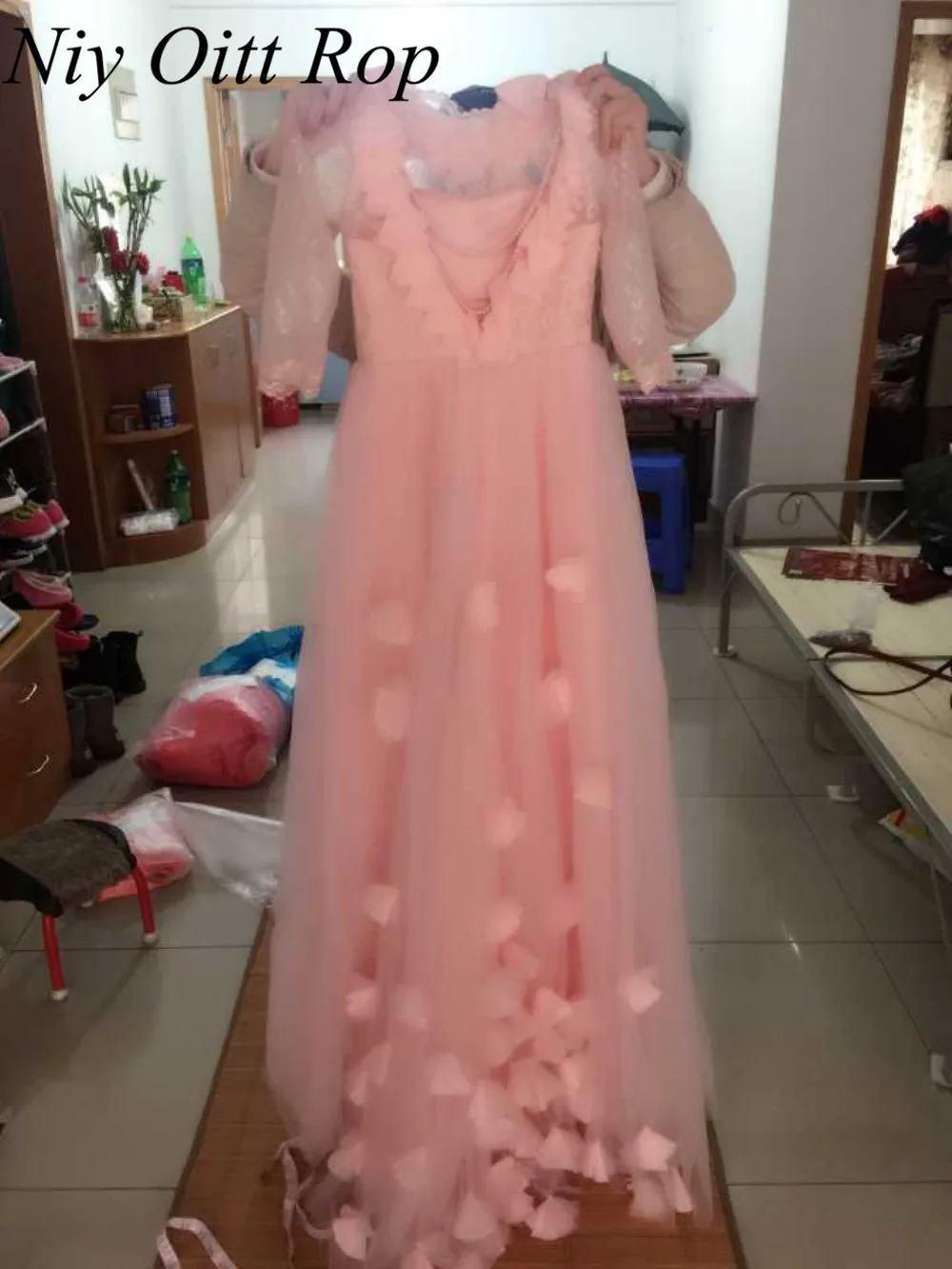 Long Sleeve Flower Girls Dresses for Wedding Kids Pageant Dress First Holy Communion Little Baby Party 2017 F308 | Свадьбы и