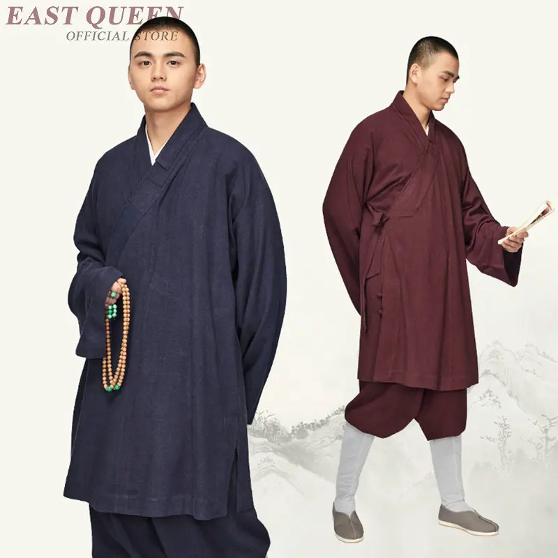 Tanie Buddyjski mnich szaty odzież kostium mężczyzna mężczyźni mnich shaolin szaty
