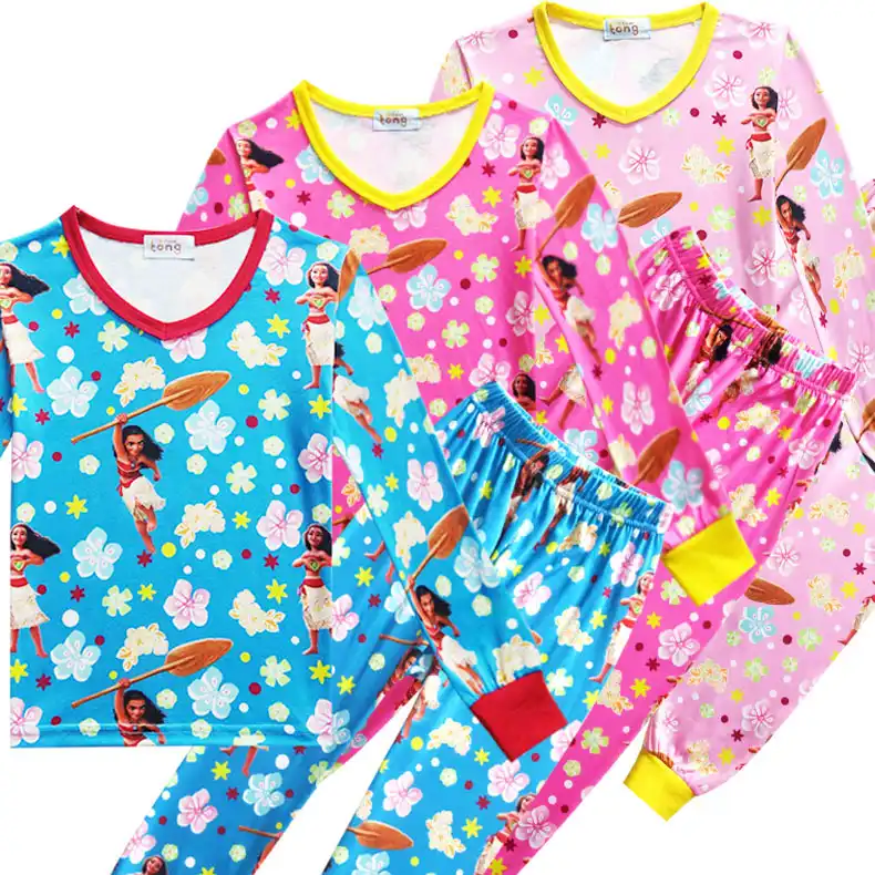 moana baby pajamas