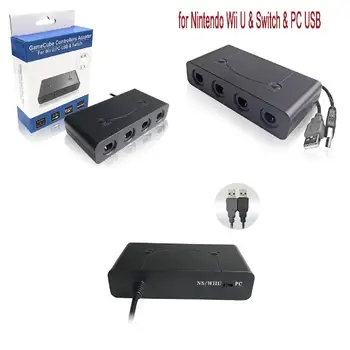 

Kuulee 4 Port Gamecube NGC Controller Adapter for Nintend Wii U & Switch & PC