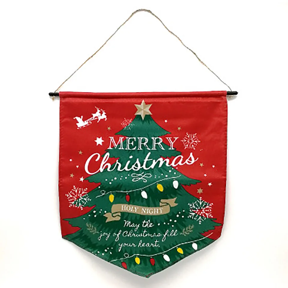tronzo christmas flag christmas decorations for home santa claus merry christmas tree decorations hanging ornament navidad 2018 in pendant drop ornaments - Joy Christmas Decoration tronzo christmas flag christmas decorations for home santa claus merry christmas tree decorations hanging ornament navidad 2018 in pendant drop ornaments - Joy Christmas Decoration