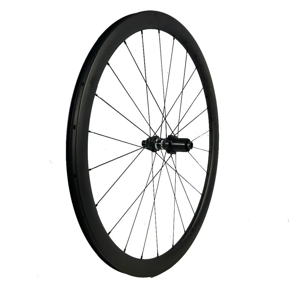 Cheap Center lock carbon wheels 35mm 38mm 45mm 50mm 60mm 88mm clincher cyclocross road wheelset Disc brake thru axle 100X12mm,142X12mm 1