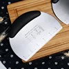 Stainless Steel Dough Scraper/Chopper/Cutter with Measurement, Multi-Purpose Bench Scraper for Baking, Pastry Tools ► Photo 2/4