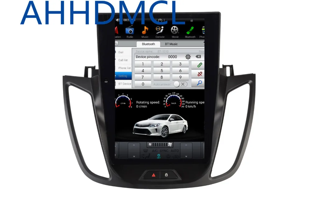 Clearance Car Multimedia Player PC PAD Tesla Style Multimedia Player Android 7.1 GPS For Kuga Escape 2nd Generation 2013 2014 2015 3