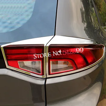 

2015 2016 2017 For MG GS Exterior Outer Rear Tail Light Lamp Cover Frame Trim Decor 4pcs ABS Chromed Style Car Stylilng