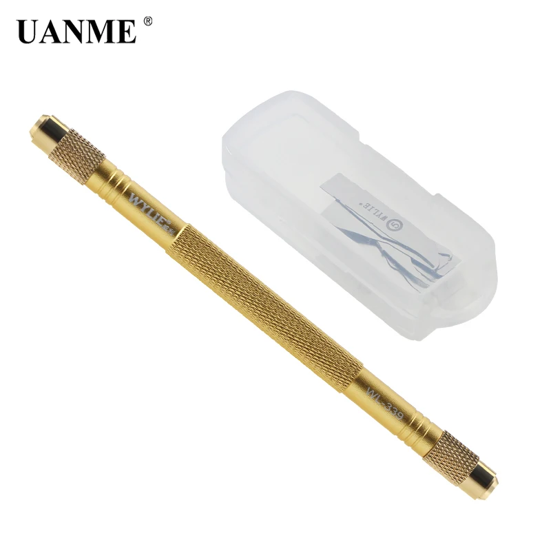 UANME 1 шт. инструмент для удаления клея с холодным лезвием и тонким лезвием технологические процессоры ножи для iPhone cpu материнская плата IC Набор инструментов для ремонта