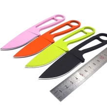 Маленький охотничий нож с фиксированным лезвием, прямой нож, открытый Мультитул 440C, стальные карманные тактические ножи для выживания, инструменты для повседневного использования