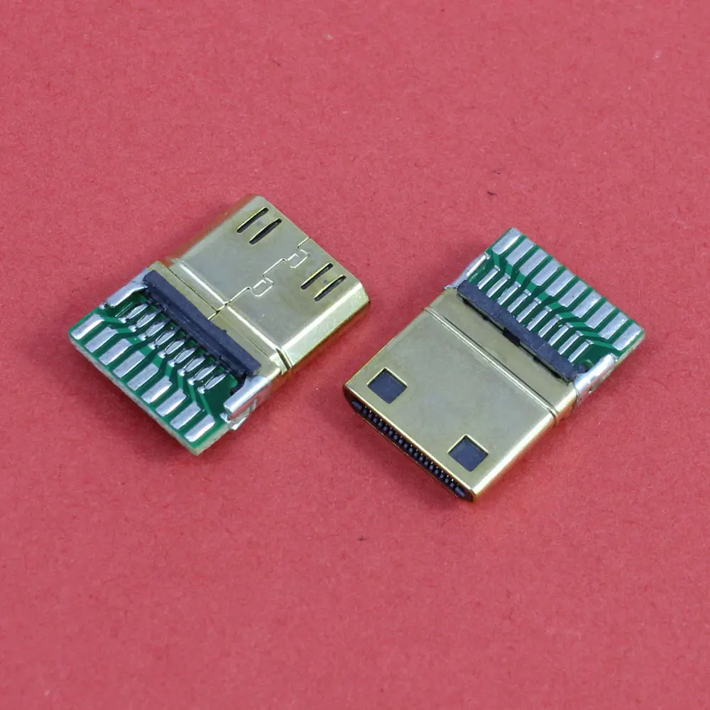 1 шт Mini HDMI Мужской 19pin Jack Разъем c Тип с печатной платы HD данных Интерфейс разъем USB