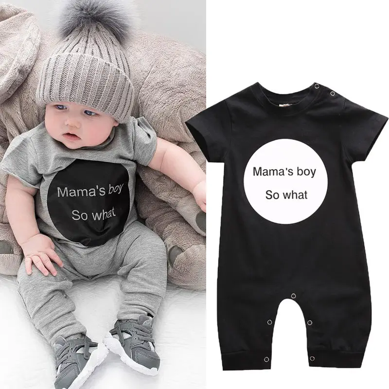 newborn baby boy romper
