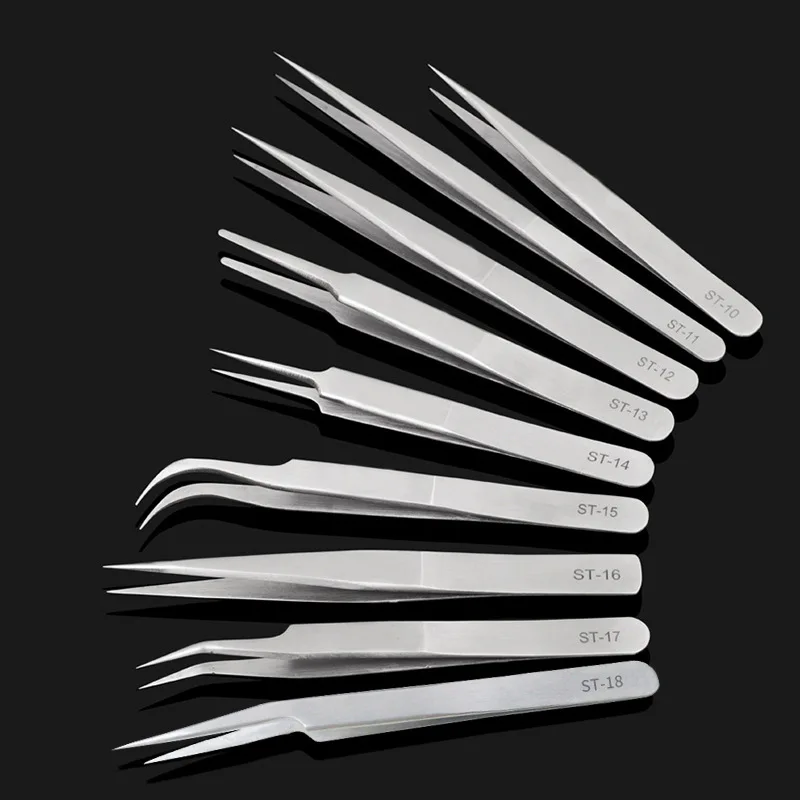 

1Pcs grafting Tweezers Eyelash Extension Nipper Multi-function stainless steel tweezers Removal Acne Face Care Tools