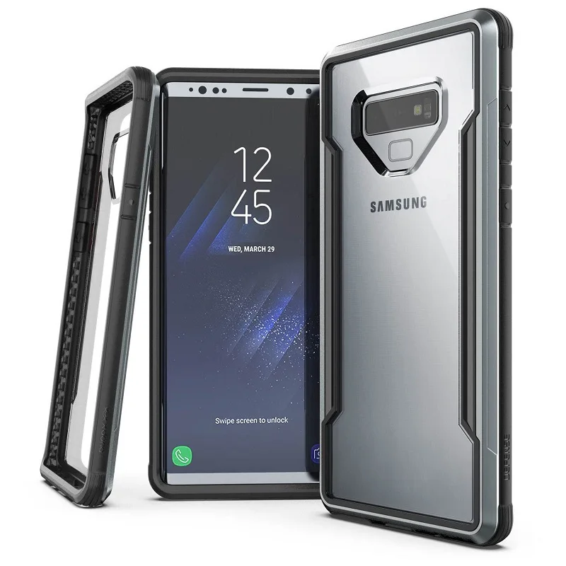 Чехол X-Doria Defense Shield для samsung Galaxy Note 9, военный класс, протестированный, защитный чехол для Note 9, алюминиевый чехол