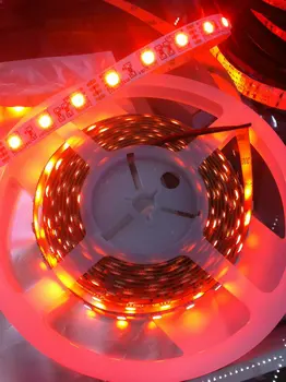 

Super bright 16.4ft 5M/Reel 300 LEDs 5050 SMD Strip Flexible strip Light 60leds/M NON-Waterproof Car Auto boat lorry 12V- ORANGE